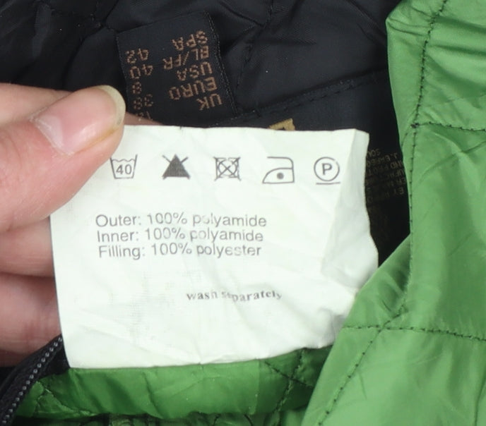 Barbour Women's Black Quilted Mid-Length Jacket UK 12