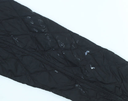 Barbour Women's Black Quilted Mid-Length Jacket UK 12