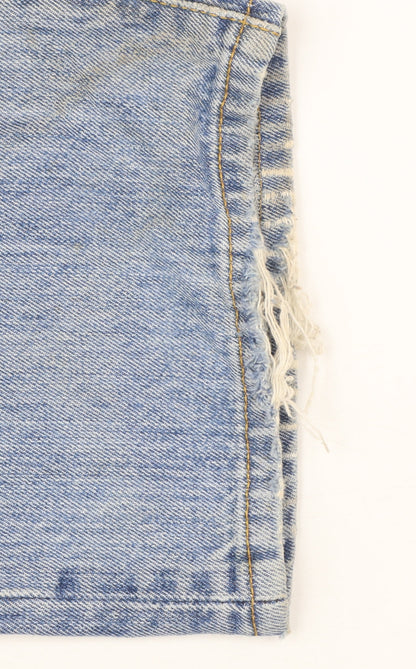 Levi's 501 Men's Blue Straight Leg Distressed Jeans W36 L34