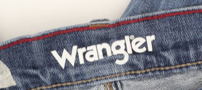 Wrangler Men's Blue Straight Denim Jeans W33 L32