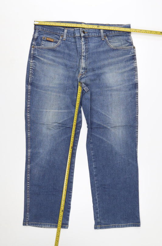 Wrangler Men's Blue Texas Regular Fit Straight Denim Jeans W38 L30