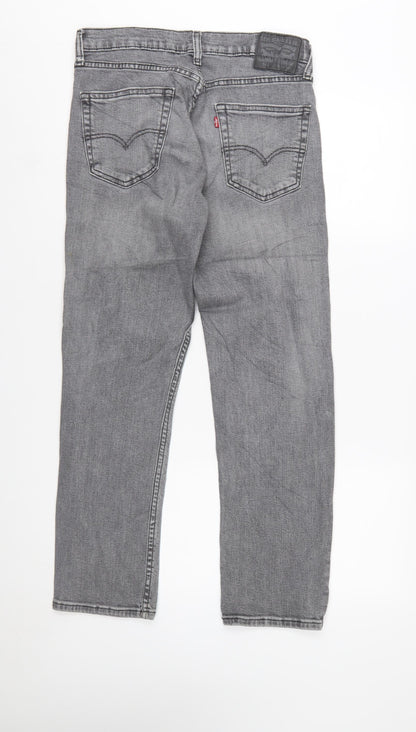 Levi's 511 Men's Grey Straight Regular Fit Denim Jeans W32 L29
