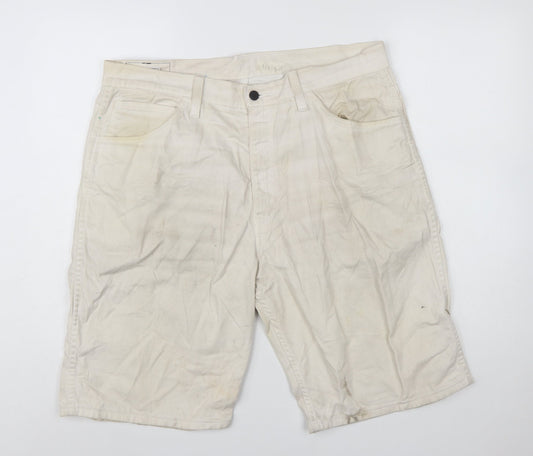 Levi's Men's Beige Chino Shorts W36 Regular Fit Cotton Blend
