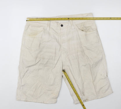Levi's Men's Beige Chino Shorts W36 Regular Fit Cotton Blend