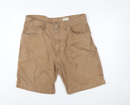 Wrangler Men's Beige Cargo Workwear Shorts Size 38