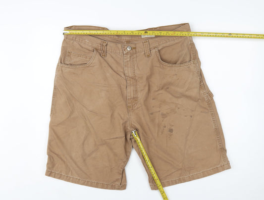 Wrangler Men's Beige Cargo Workwear Shorts Size 38