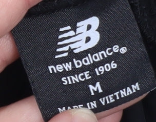 New Balance Men's Black Jogger Trousers Medium Polyester Blend