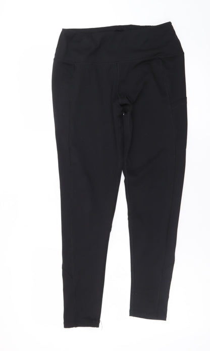 Workout Women's Black High Rise Ankle Leggings Size S 10/12