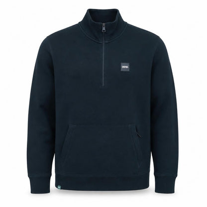 Diesel Men's Green 1/4 Zip Fleece Sweatshirt M Pullover