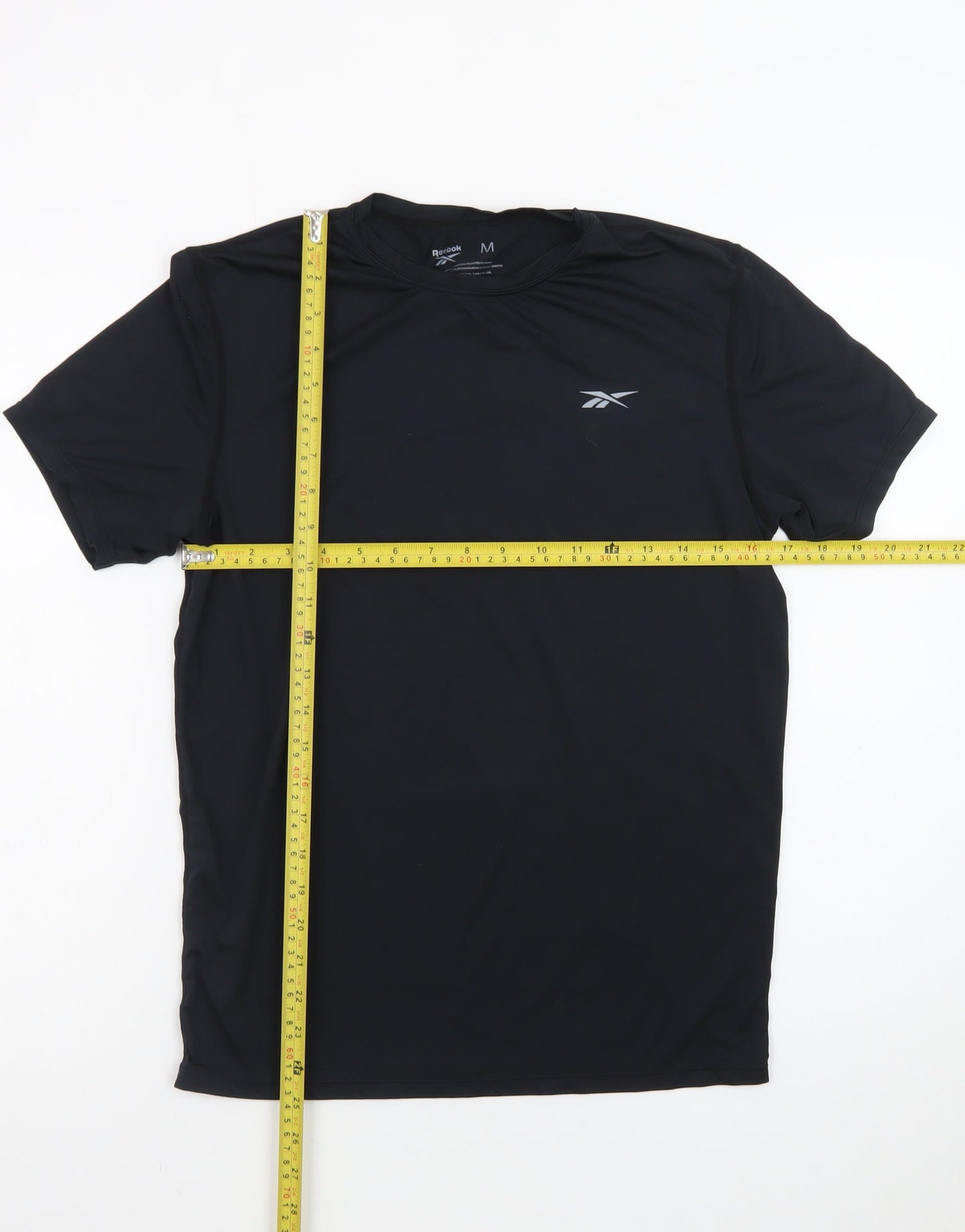 Reebok Men's Black Athletic T-Shirt Size M Moisture Wicking Top