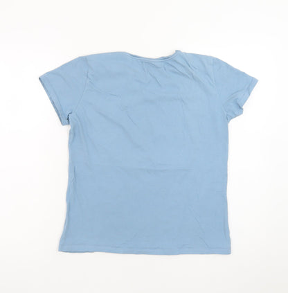 The Simpsons Boys Blue Short Sleeve Graphic T-Shirt Size S