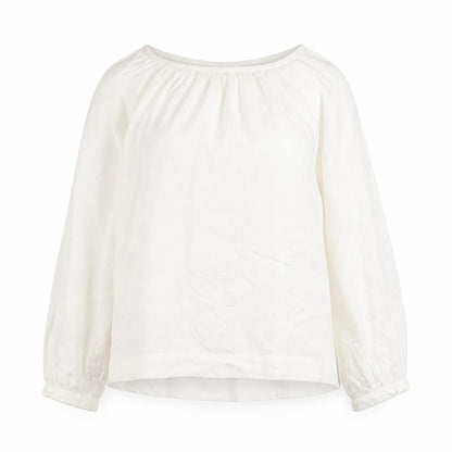 Vero Moda Women's White Cold Shoulder Blouse Size L
