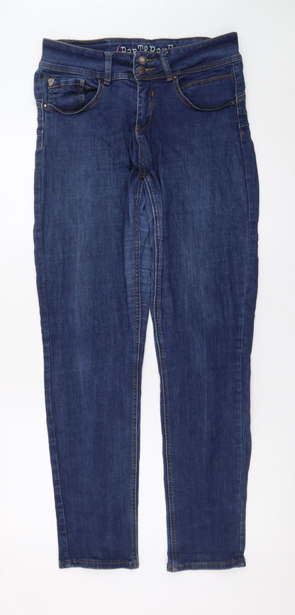 Rant & Rave Women's Blue Stretch Straight Jeans Size 14 Regular