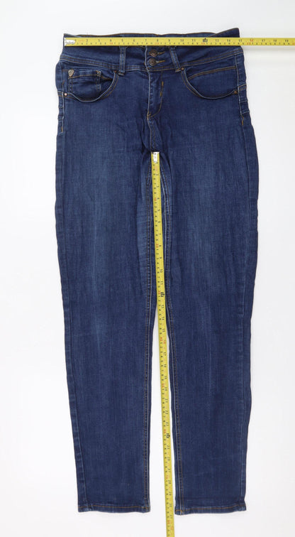 Rant & Rave Women's Blue Stretch Straight Jeans Size 14 Regular