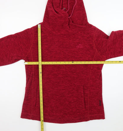 Portwest Women’s Red Pullover Hoodie Size 12 Fleece Lined Casual