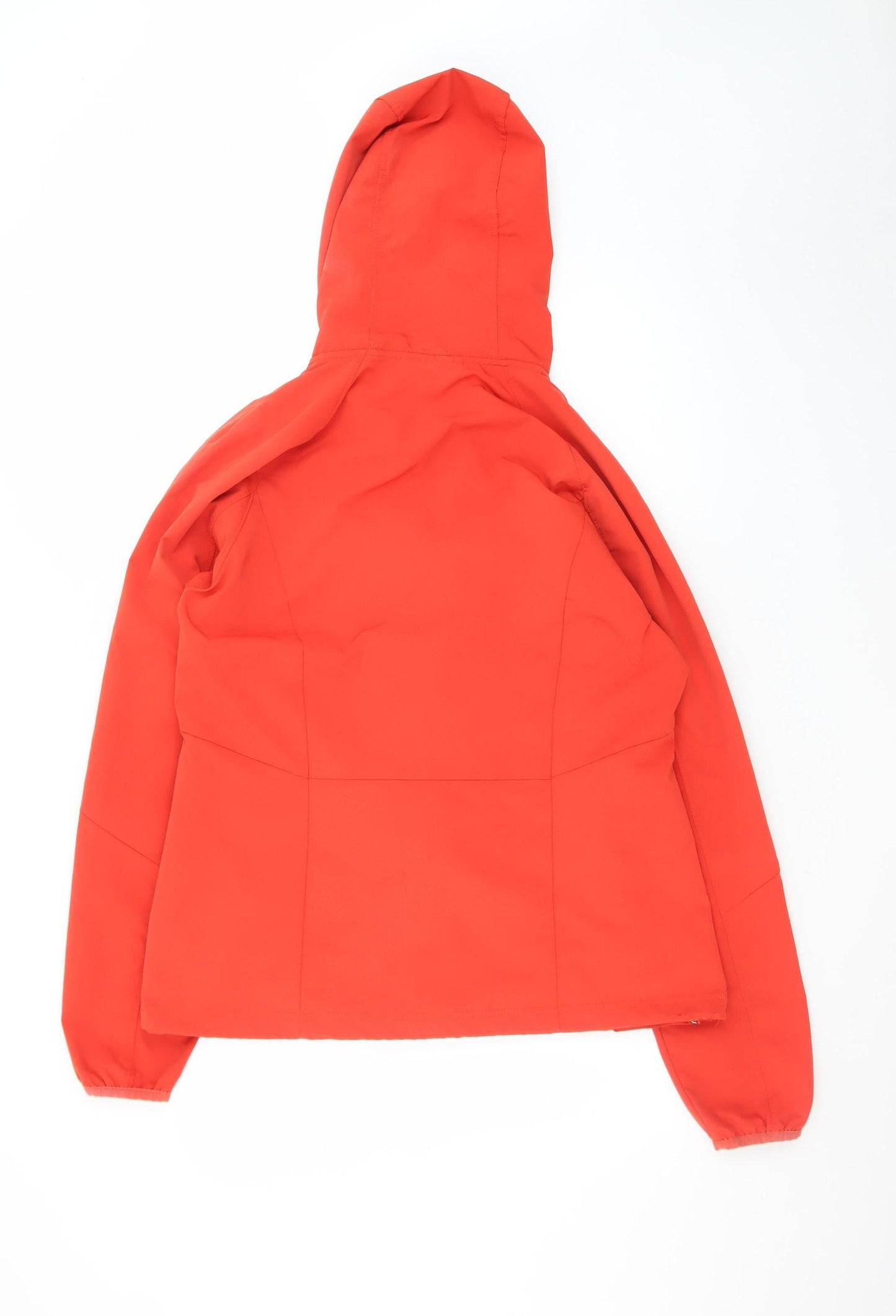Columbia Women's Red Soft Shell Hooded Jacket Size L Outdoor Windproof