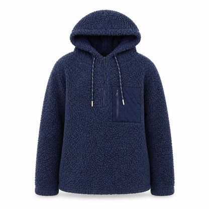 St. Bernard for Dunnes Stores Mens Blue XS Fleece Hoodie Pullover