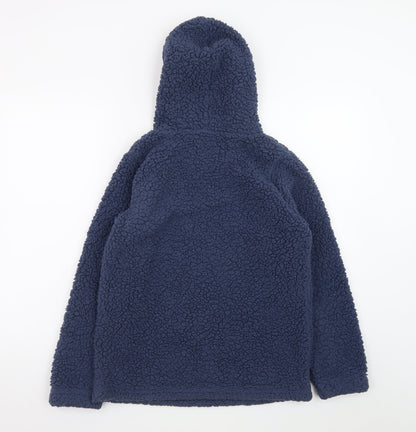 St. Bernard for Dunnes Stores Mens Blue XS Fleece Hoodie Pullover