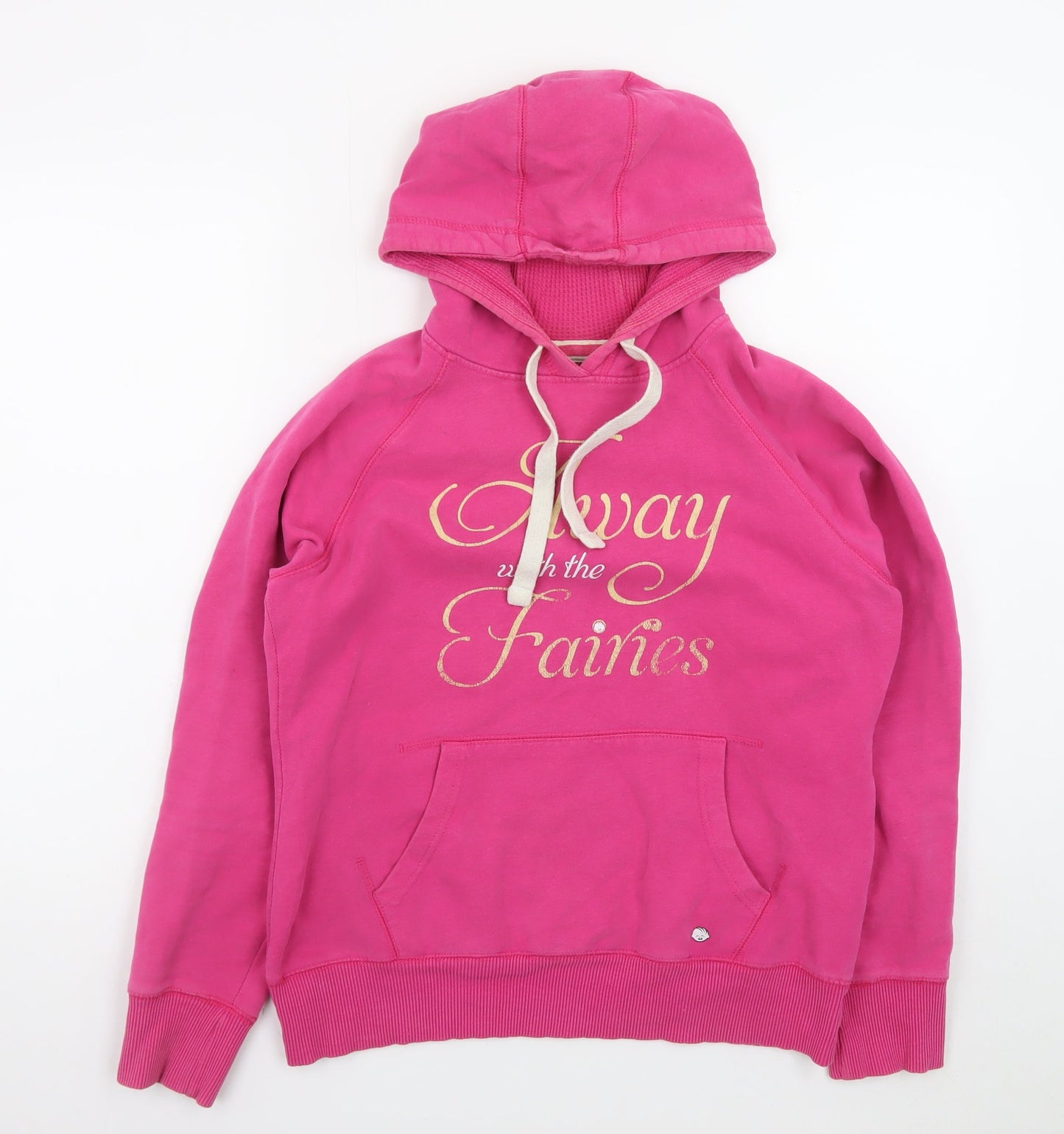 Hairy Baby Women's Pink Pullover Hoodie Medium 'Away with the Fairies'