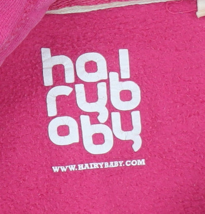 Hairy Baby Women's Pink Pullover Hoodie Medium 'Away with the Fairies'
