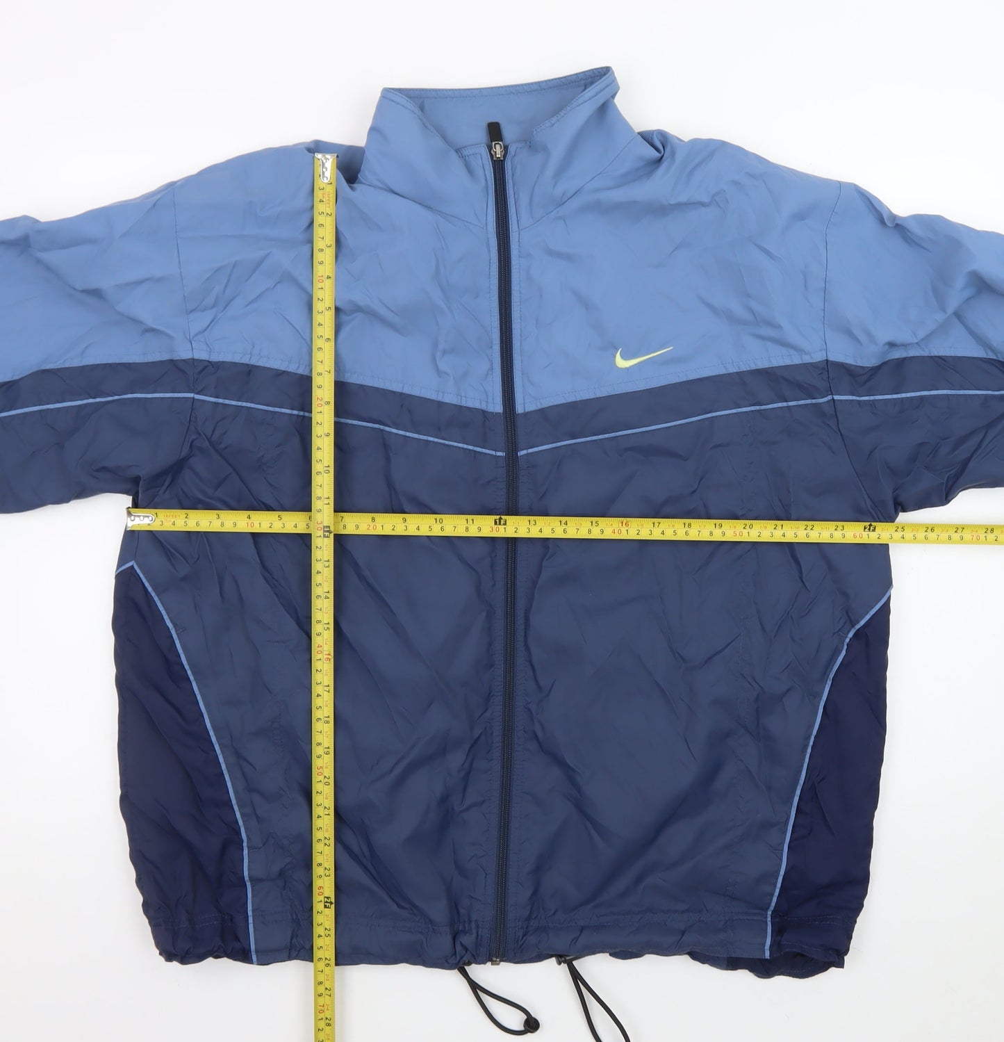Nike Men’s Blue L Windbreaker Jacket Lightweight Full Zip Sportswear
