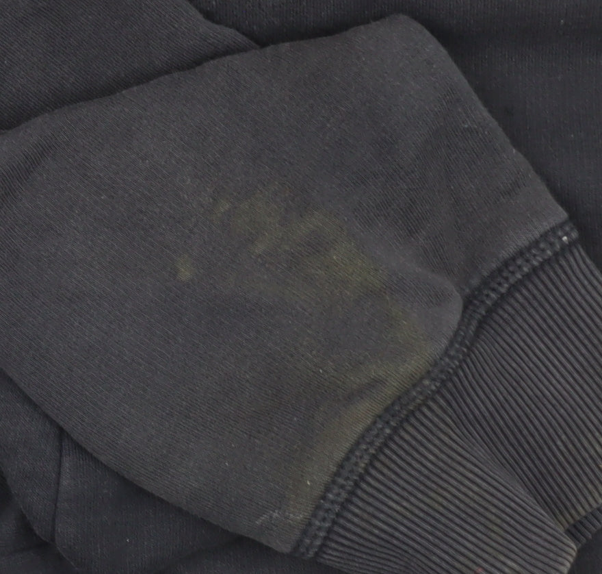 Tommy Hilfiger Men's Blue XL Henley Hoodie with Logo Detail