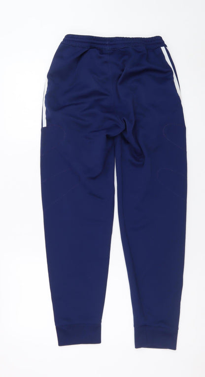 Adidas Men's Blue Jogger Trousers Size S Elastic Waist Casual Sportswear
