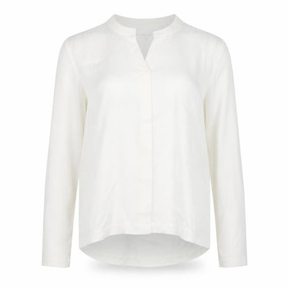 Carolyn Donnelly Women’s White Viscose Long Sleeve Blouse UK 10