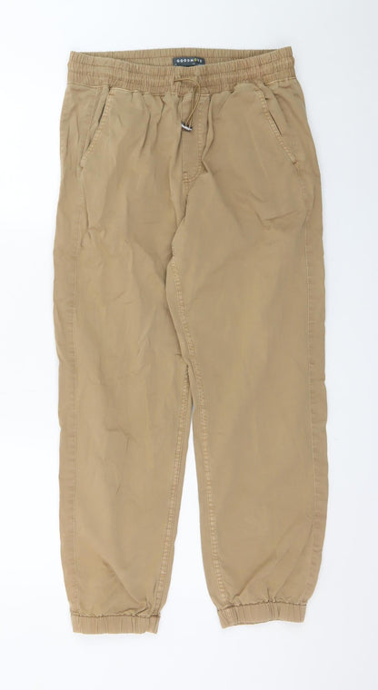 Marks and Spencer Women’s Beige Jogger Trousers Size 10 Elastic Waist