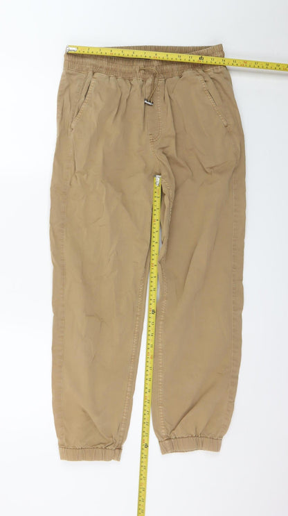 Marks and Spencer Women’s Beige Jogger Trousers Size 10 Elastic Waist