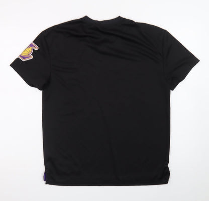 NBA Women’s Black XS V-Neck Los Angeles Lakers T-Shirt