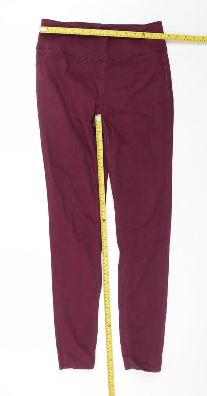 Pieces Women’s Purple High Rise Stretch Jegging Jeans L