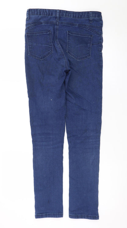 Gallery Womens Blue Skinny Stretch Denim Jeans Size 10