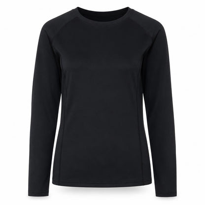 Dunnes Womens Black Long Sleeve Slim Fit Active Top Size S