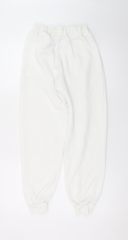 Yale University Women's White XXS Jogger Sweatpants Fleece