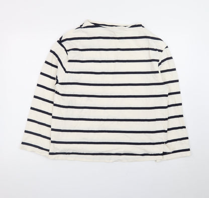 Dunnes Stores Women’s Multicoloured Striped Cotton Long Sleeve T-Shirt UK 12