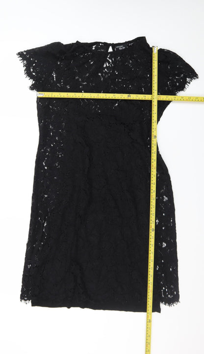 Esmara by Heidi Klum Black Lace Sheath Dress Women Size 14 Elegant Formal