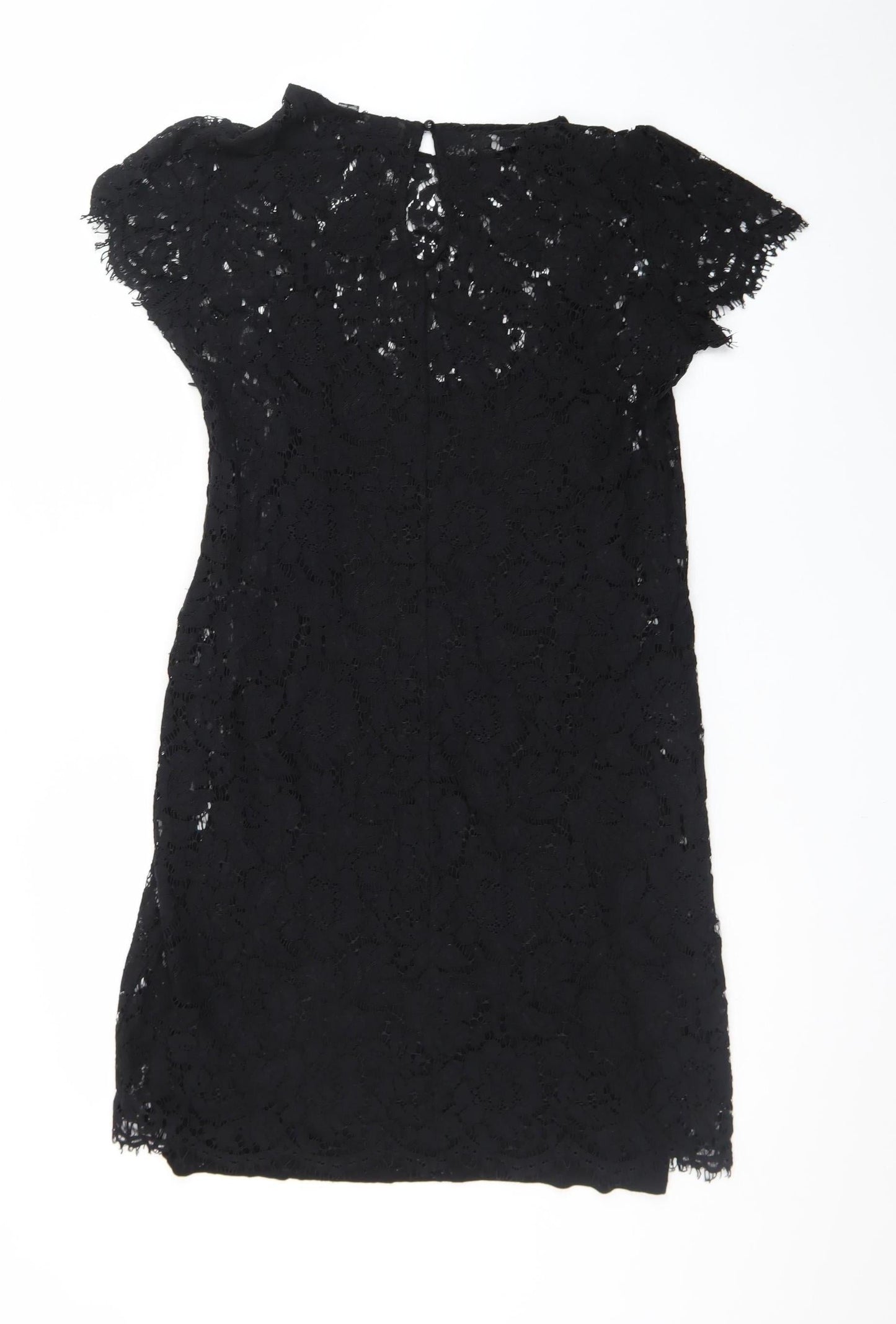 Esmara by Heidi Klum Black Lace Sheath Dress Women Size 14 Elegant Formal