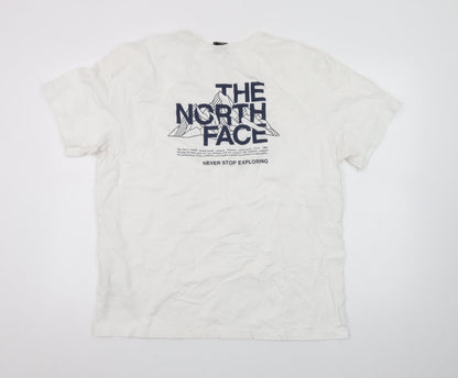 The North Face Men's White XL Graphic Outdoor Cotton T-Shirt