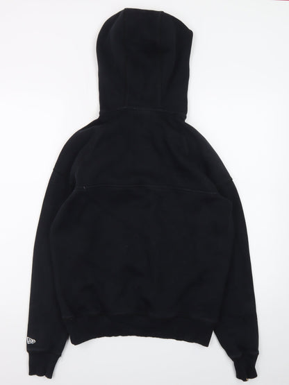 New Era Men's Black Raiders 1/2 Zip Hoodie Size S NFL Team Apparel