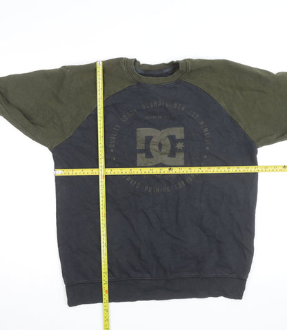DC Mens Multicoloured Pullover Sweatshirt M Regular Fit
