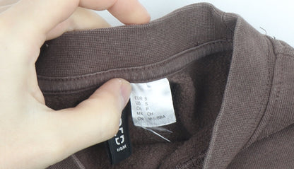 H&M Divided Women's Brown Athletics League Sweatshirt Size S