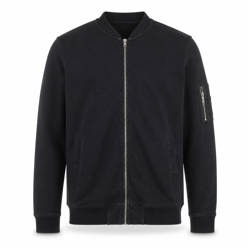 ASOS Men’s Black Full Zip Cotton Jumper Size S