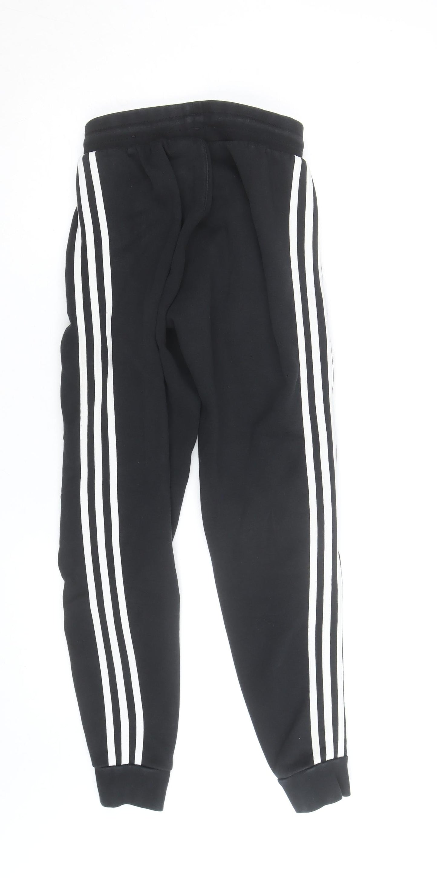 Adidas Womens Black XS Jogger Sweatpants with Side Stripe