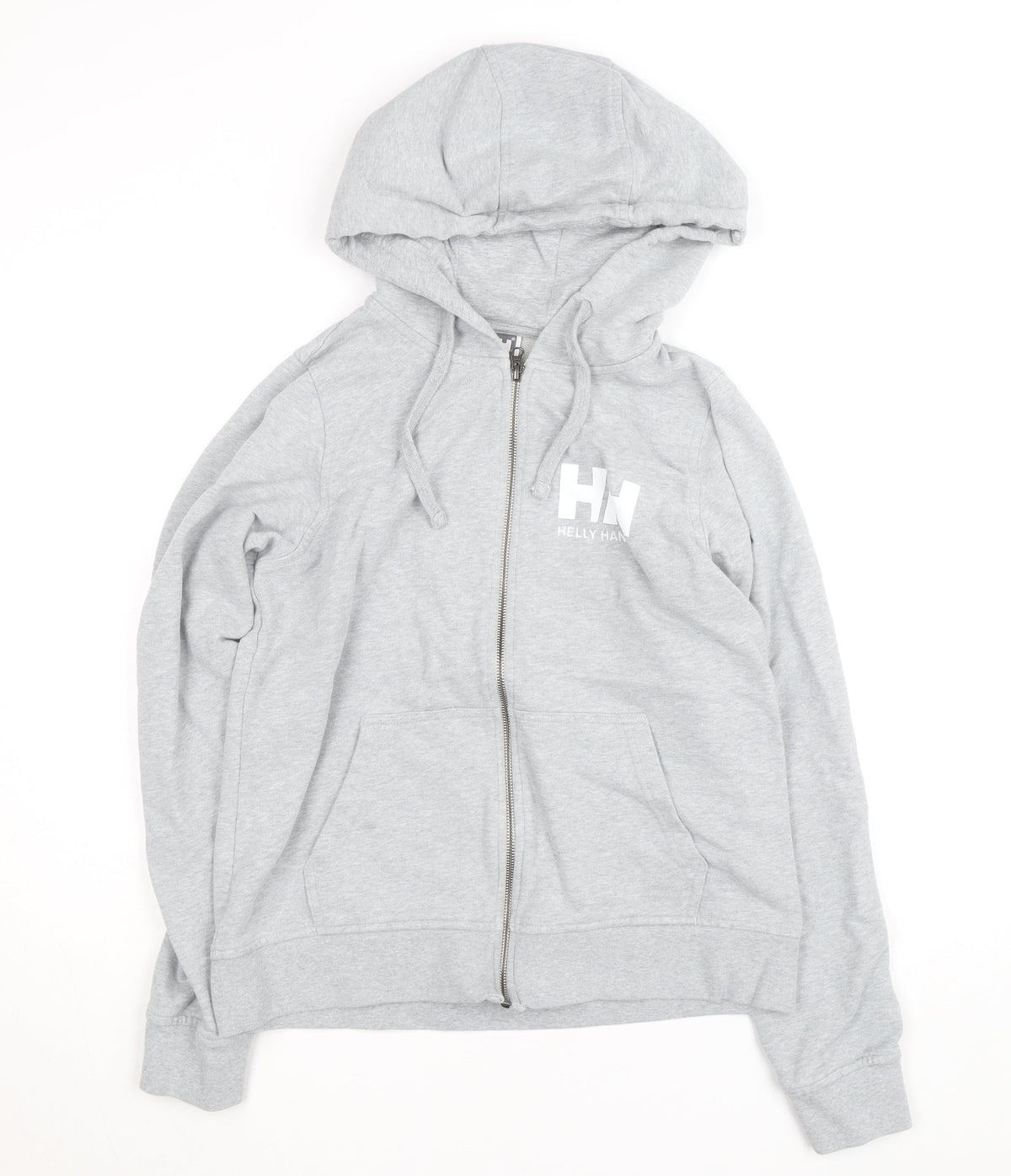 Helly Hansen Men's Grey Full Zip Hoodie L Regular Fit