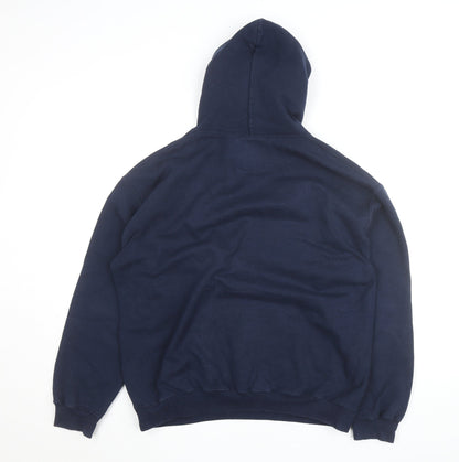 Leeds United Men's Blue Pullover Hoodie Medium EFL 2019/20 Champions