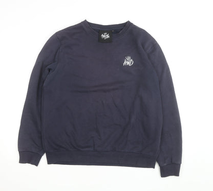 Kings Will Dream Men's Blue L Pullover Sweatshirt Logo Crew Neck