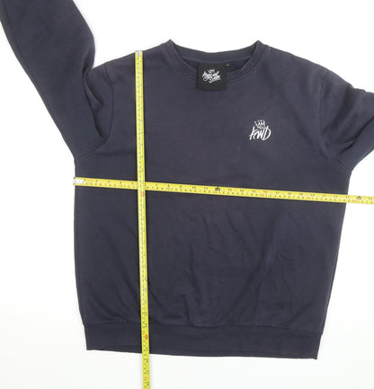 Kings Will Dream Men's Blue L Pullover Sweatshirt Logo Crew Neck