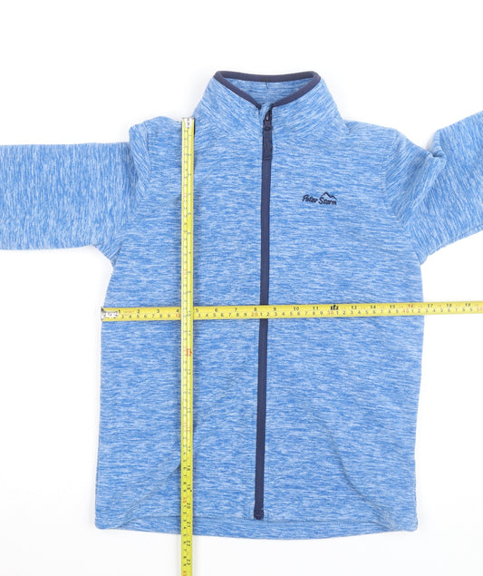 Peter Storm Boys Blue Fleece Full Zip Jacket 11-12 Years Hiking Outdoor