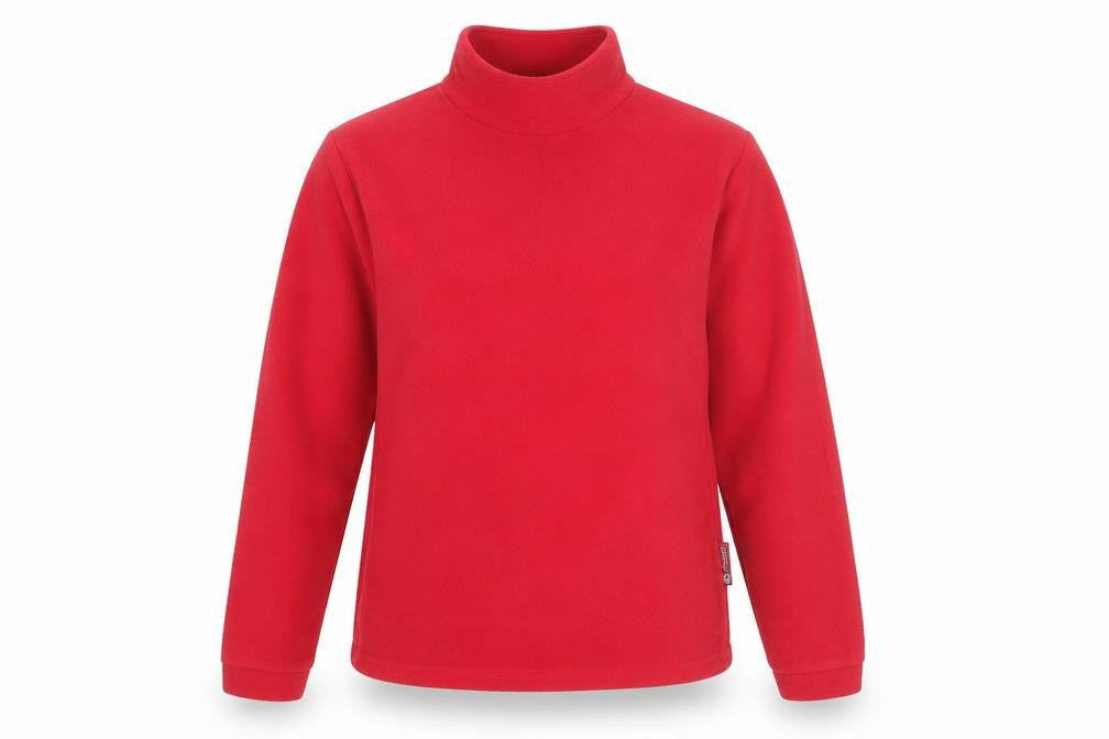 Mountain Essentials Women's Red Fleece 1/4 Zip Hiking Jacket Size 14